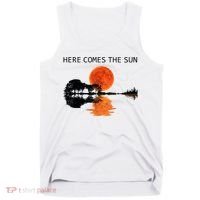 Here Comes The Sun Guitar Shadow Sunset  Tank Top thumb 0