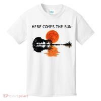 Here Comes The Sun Guitar Shadow Sunset  Kids T-Shirt thumb 0