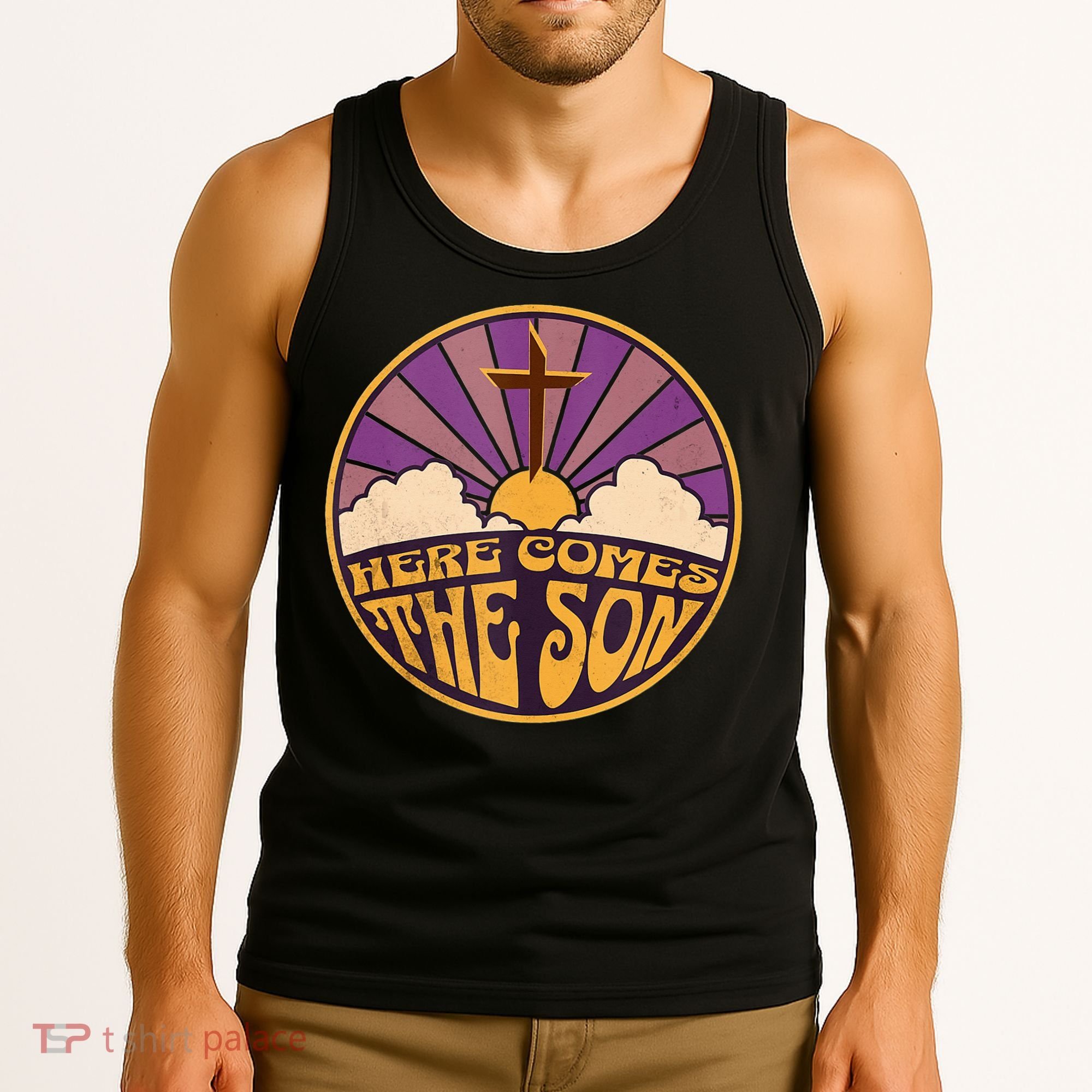 Here Comes The Son Jesus People Revolution Tank Top