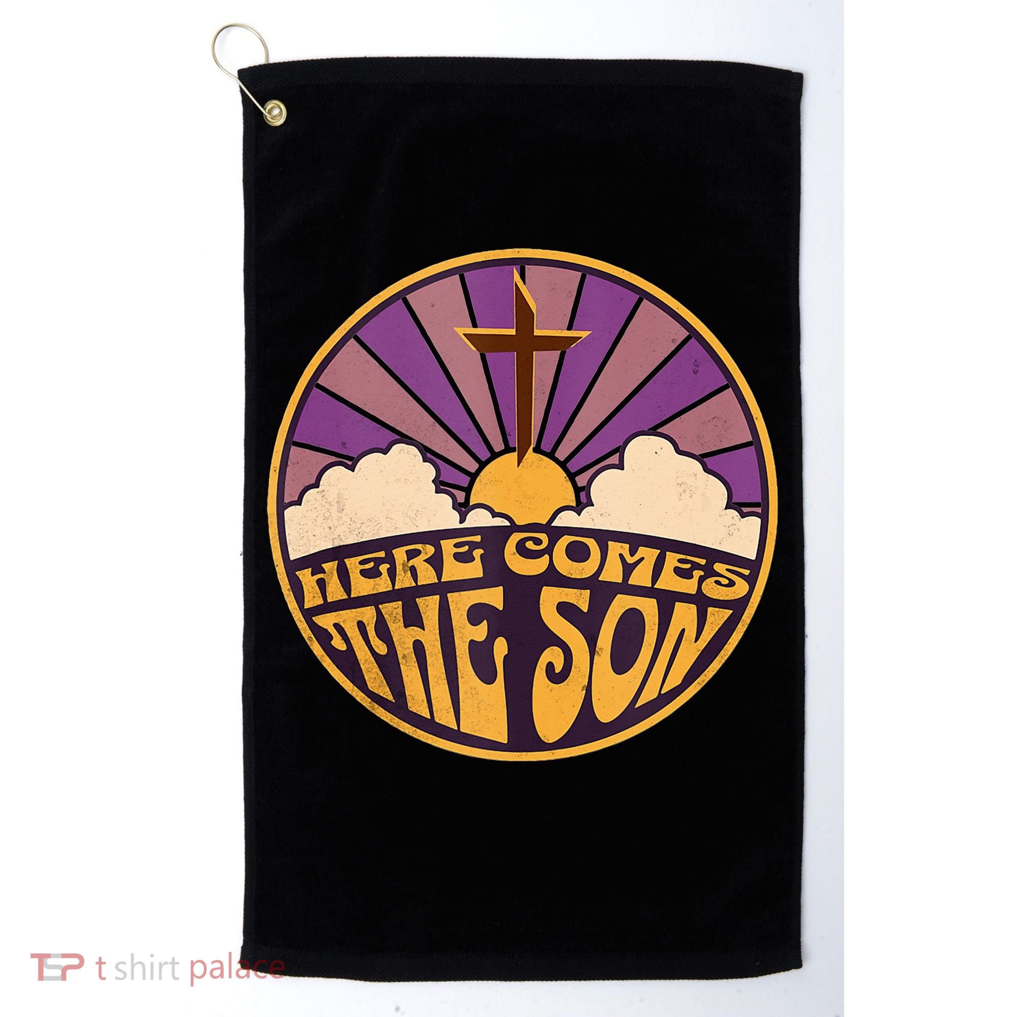 Here Comes The Son Jesus People Revolution Golf Towel