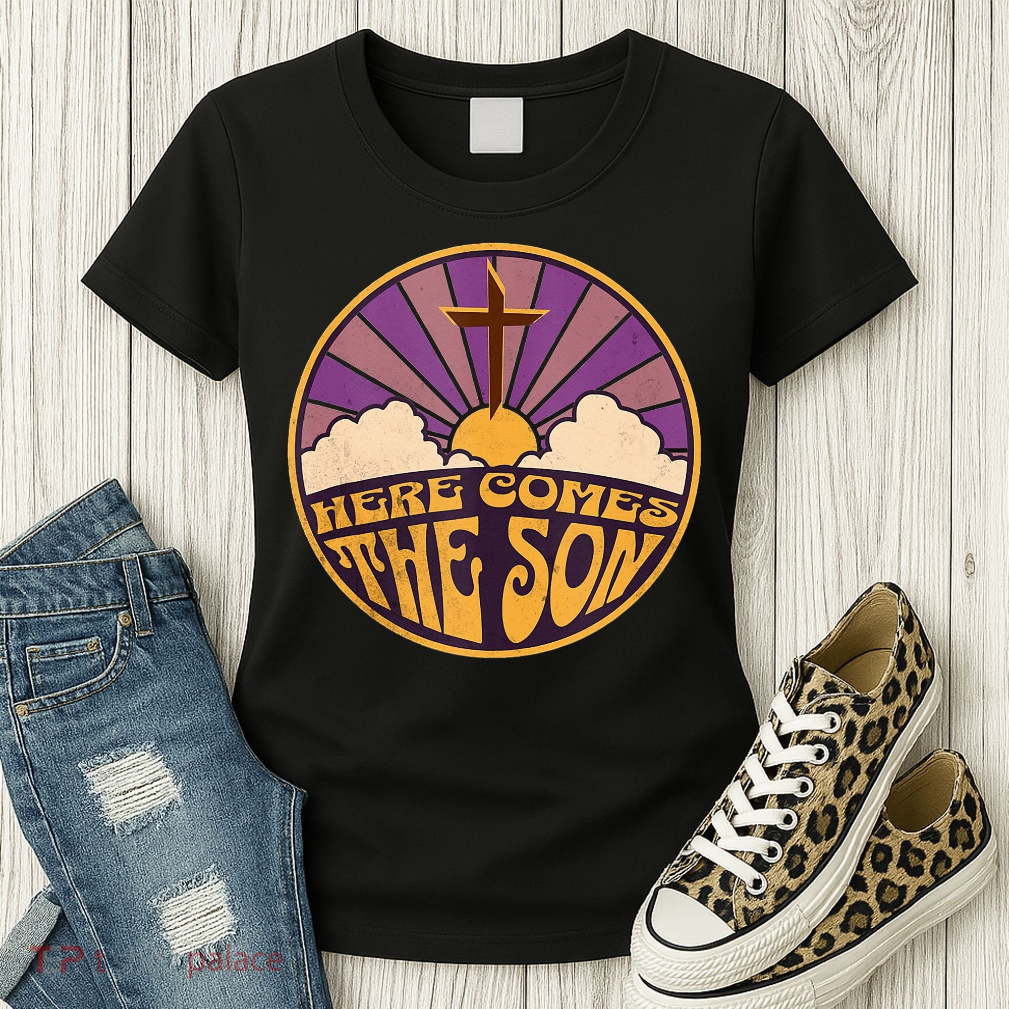 Here Comes The Son Jesus People Revolution Women's T-Shirt