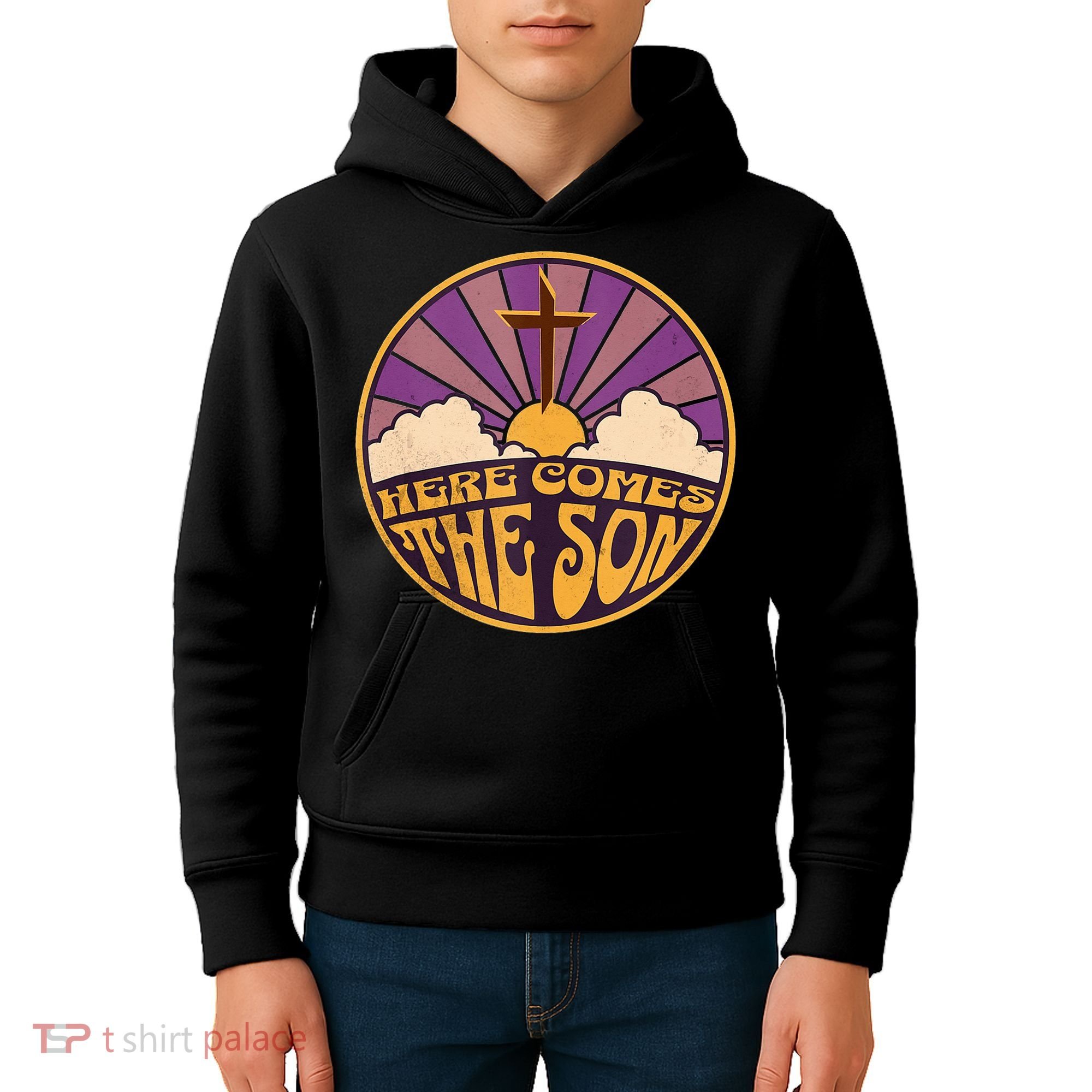 Here Comes The Son Jesus People Revolution Kids Hoodie