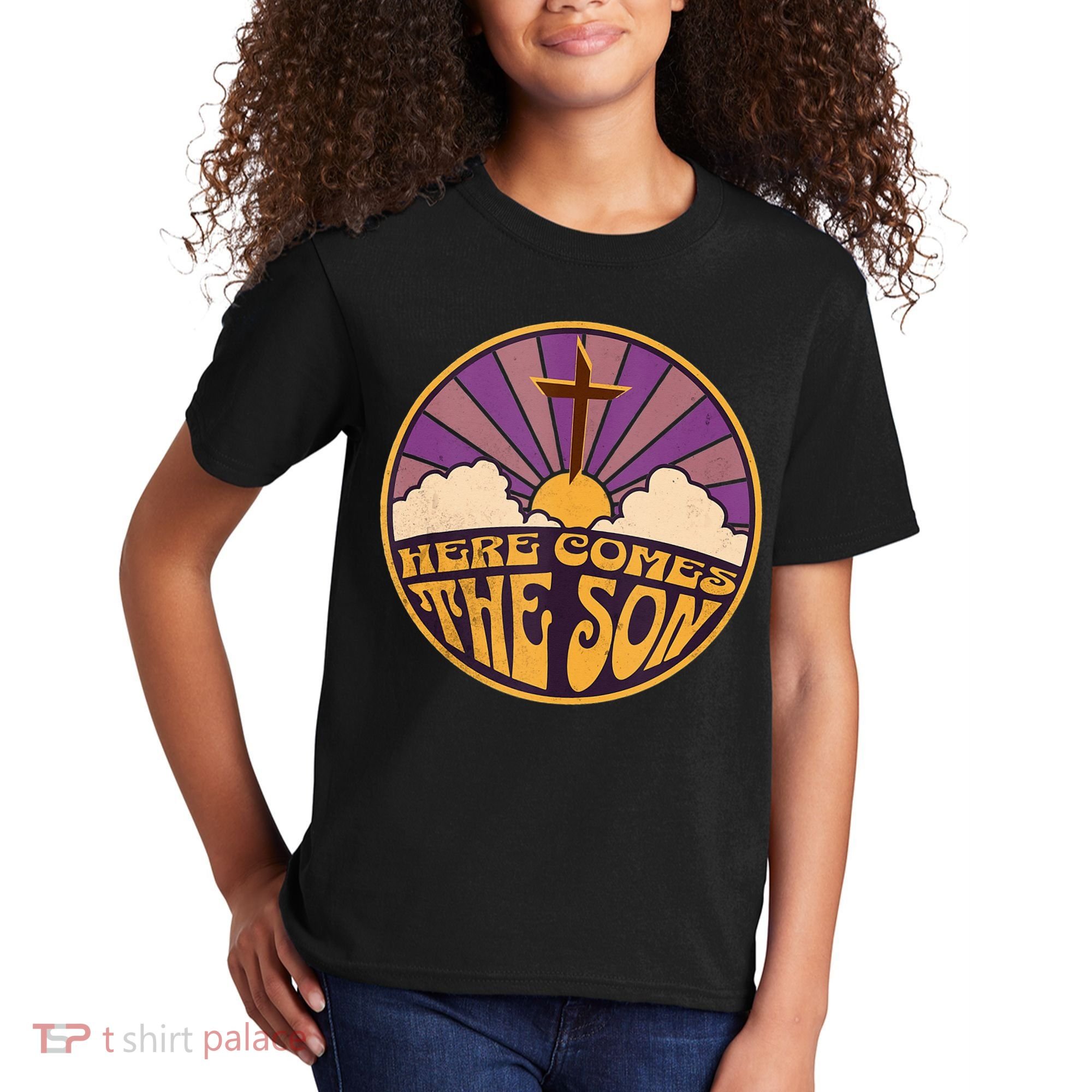 Here Comes The Son Jesus People Revolution Kids T-Shirt