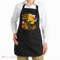 Halloween Costume Team Candy Corn I DonT Like You Either Apron thumb 2