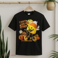 Halloween Costume Team Candy Corn I DonT Like You Either T-Shirt thumb 2