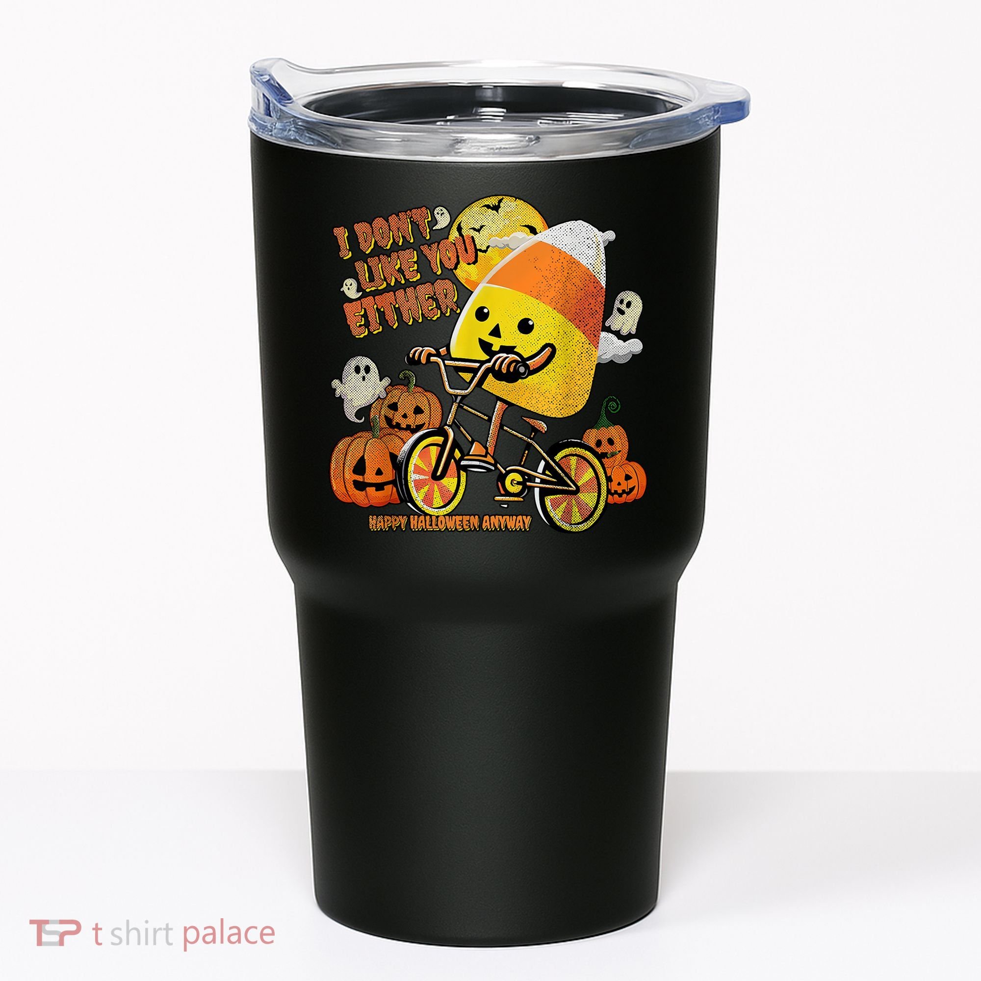 Halloween Costume Team Candy Corn I DonT Like You Either Tumbler