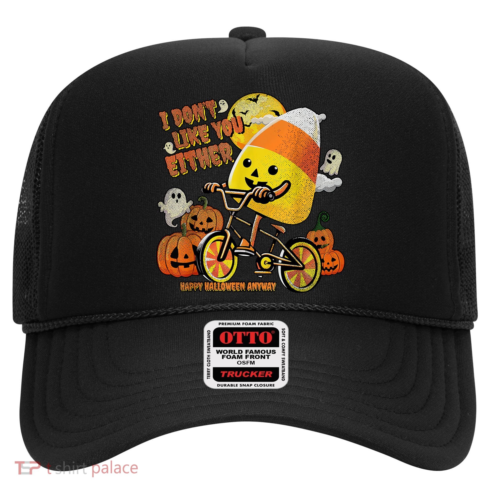 Halloween Costume Team Candy Corn I DonT Like You Either Hat