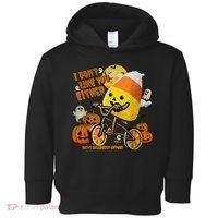 Halloween Costume Team Candy Corn I DonT Like You Either Toddler Hoodie thumb 0