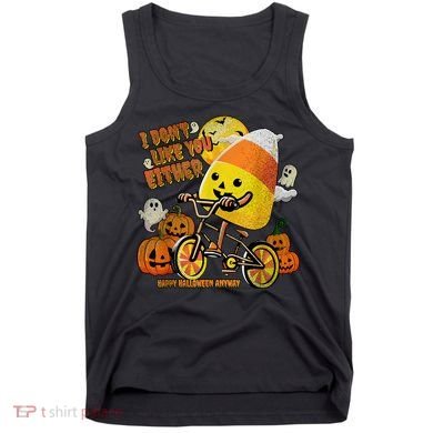 Halloween Costume Team Candy Corn I DonT Like You Either Tank Top