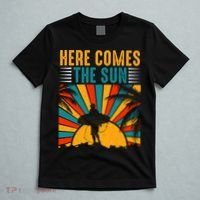 Here Comes The Sun | Surfing Summer Surf Surfer Gift T-Shirt thumb 5