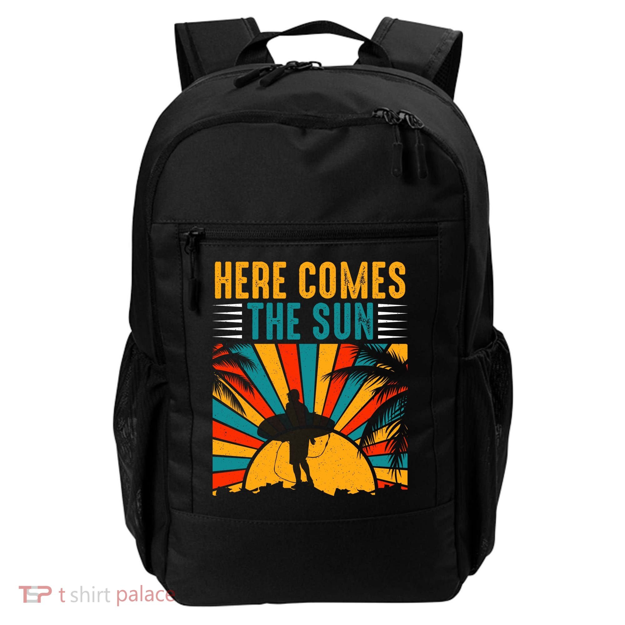 Here Comes The Sun | Surfing Summer Surf Surfer Gift Backpack