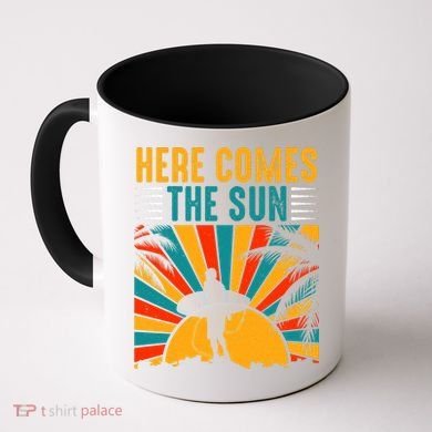 Here Comes The Sun | Surfing Summer Surf Surfer Gift Coffee Mug
