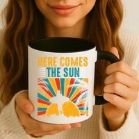 Here Comes The Sun | Surfing Summer Surf Surfer Gift Coffee Mug thumb 3
