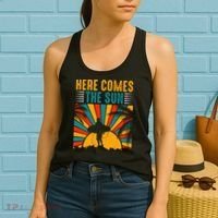 Here Comes The Sun | Surfing Summer Surf Surfer Gift Women's Tank Top thumb 2