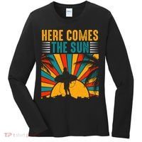 Here Comes The Sun | Surfing Summer Surf Surfer Gift Women's Long Sleeve Shirt thumb 0