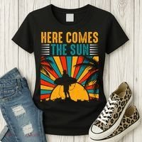 Here Comes The Sun | Surfing Summer Surf Surfer Gift Women's T-Shirt thumb 3