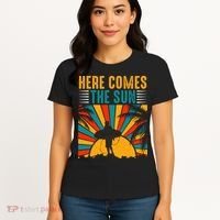 Here Comes The Sun | Surfing Summer Surf Surfer Gift Women's T-Shirt thumb 4