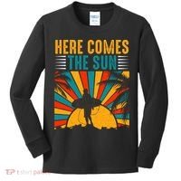 Here Comes The Sun | Surfing Summer Surf Surfer Gift Kids Long Sleeve Shirt thumb 0
