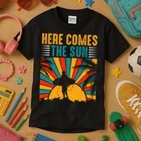 Here Comes The Sun | Surfing Summer Surf Surfer Gift Kids T-Shirt thumb 3