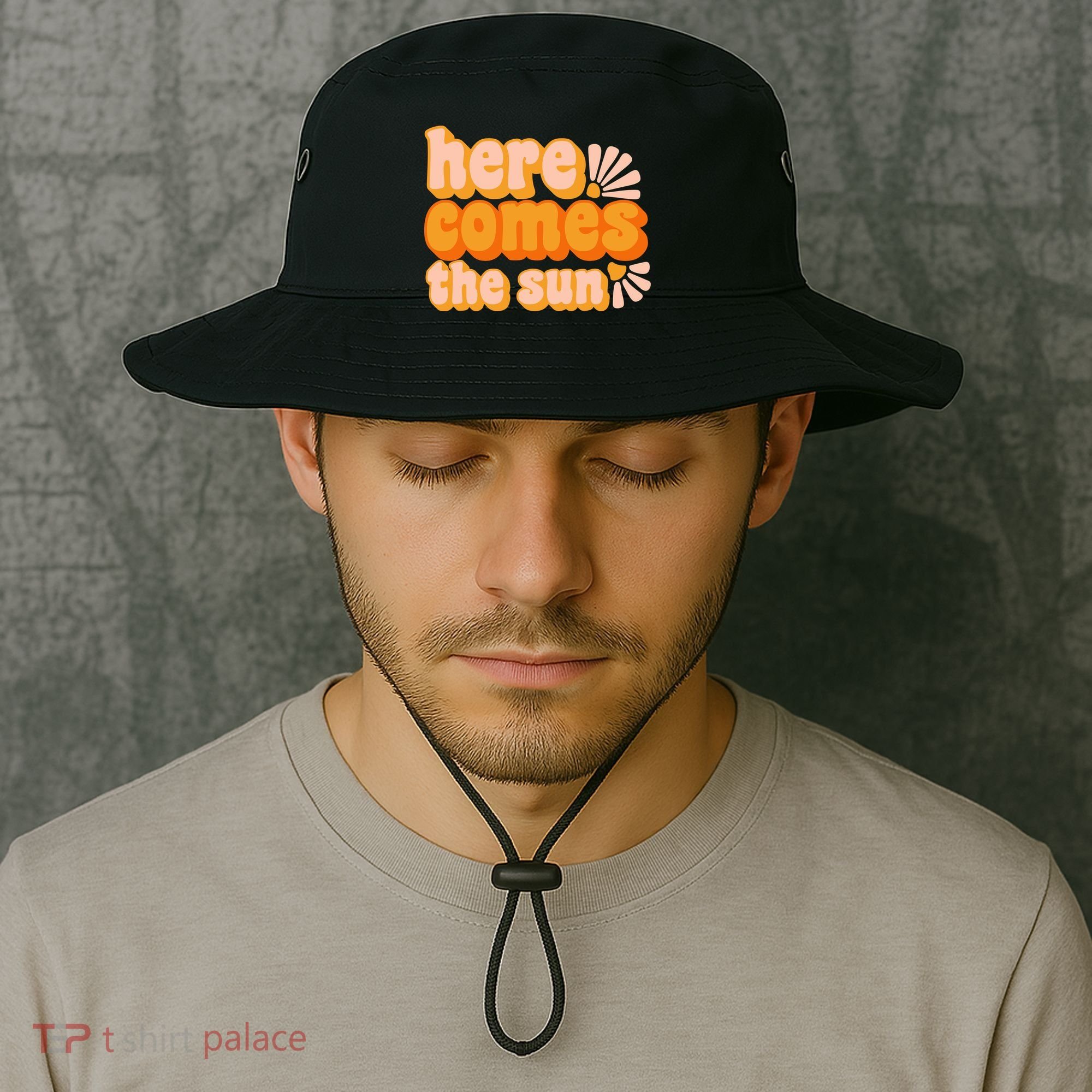 Here Comes The Sun Summer Vibes Bucket Hat