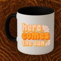 Here Comes The Sun Summer Vibes Coffee Mug thumb 2