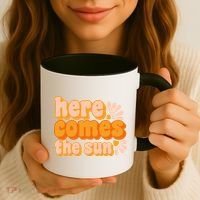 Here Comes The Sun Summer Vibes Coffee Mug thumb 3