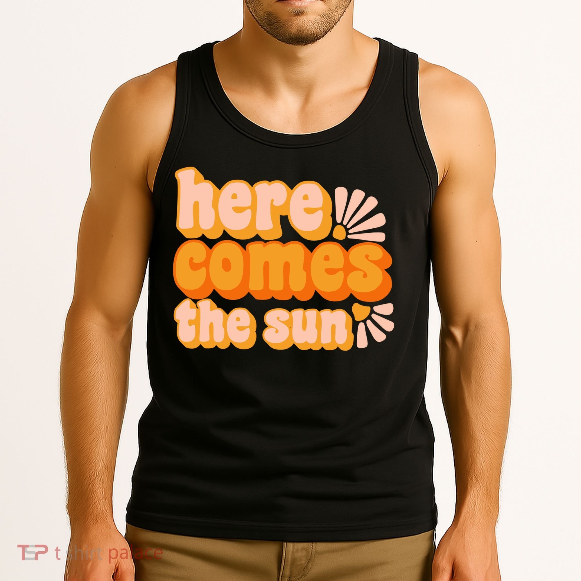 Here Comes The Sun Summer Vibes Tank Top