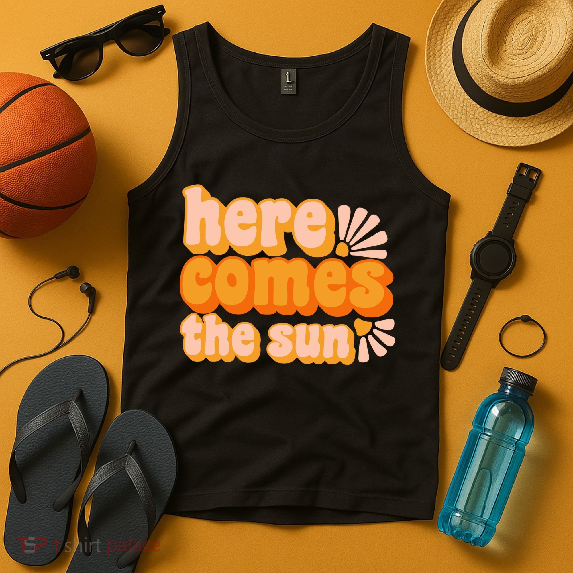 Here Comes The Sun Summer Vibes Tank Top