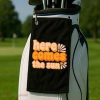 Here Comes The Sun Summer Vibes Golf Towel thumb 2