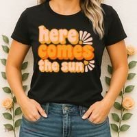 Here Comes The Sun Summer Vibes Women's T-Shirt thumb 2