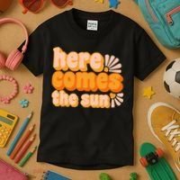 Here Comes The Sun Summer Vibes Kids T-Shirt thumb 3
