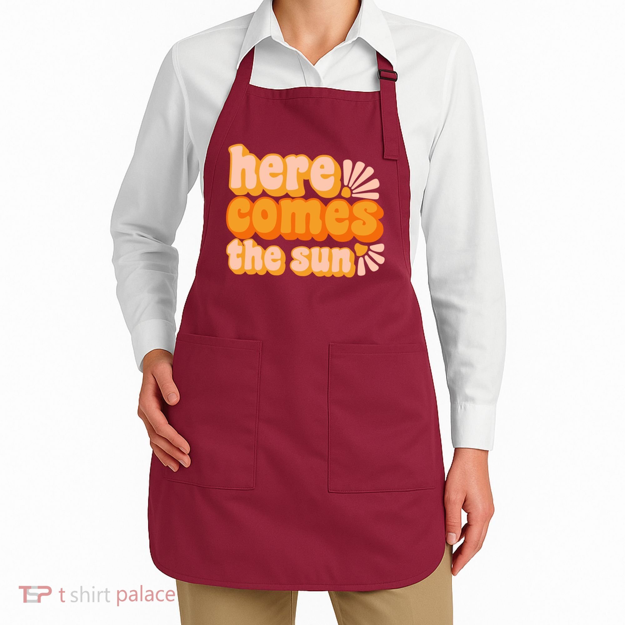 Here Comes The Sun Summer Vibes Apron