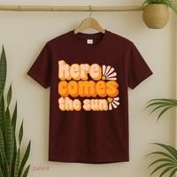 Here Comes The Sun Summer Vibes T-Shirt thumb 2