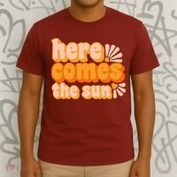 Here Comes The Sun Summer Vibes T-Shirt thumb 3
