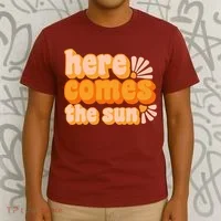 Here Comes The Sun Summer Vibes T-Shirt thumb 3