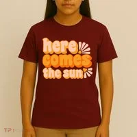 Here Comes The Sun Summer Vibes T-Shirt thumb 4