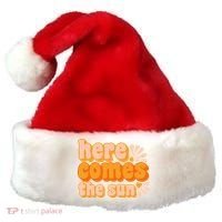 Here Comes The Sun Summer Vibes Santa Hat thumb 0