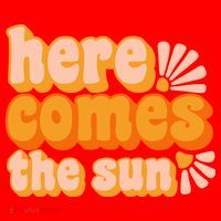 Here Comes The Sun Summer Vibes Santa Hat thumb 1