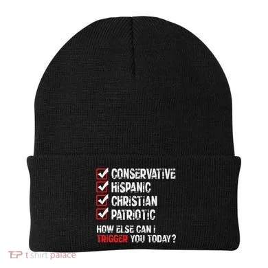 Hispanic Conservative Trigger Beanie