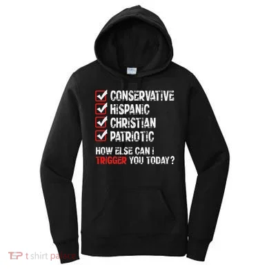 Hispanic Conservative Trigger Women's Hoodie