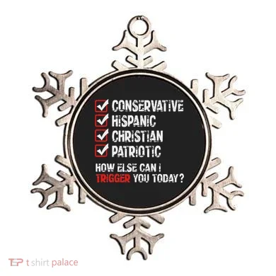 Hispanic Conservative Trigger Ornament