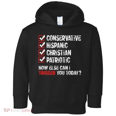 Hispanic Conservative Trigger Toddler Hoodie