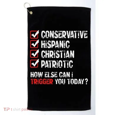 Hispanic Conservative Trigger Golf Towel