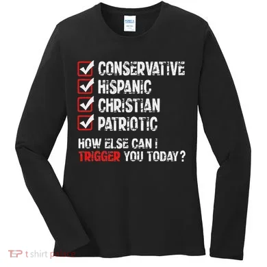 Hispanic Conservative Trigger Women's Long Sleeve Shirt
