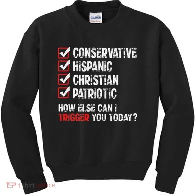 Hispanic Conservative Trigger Kids Sweatshirt