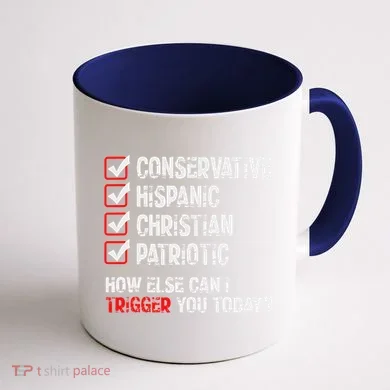 Hispanic Conservative Trigger Coffee Mug back