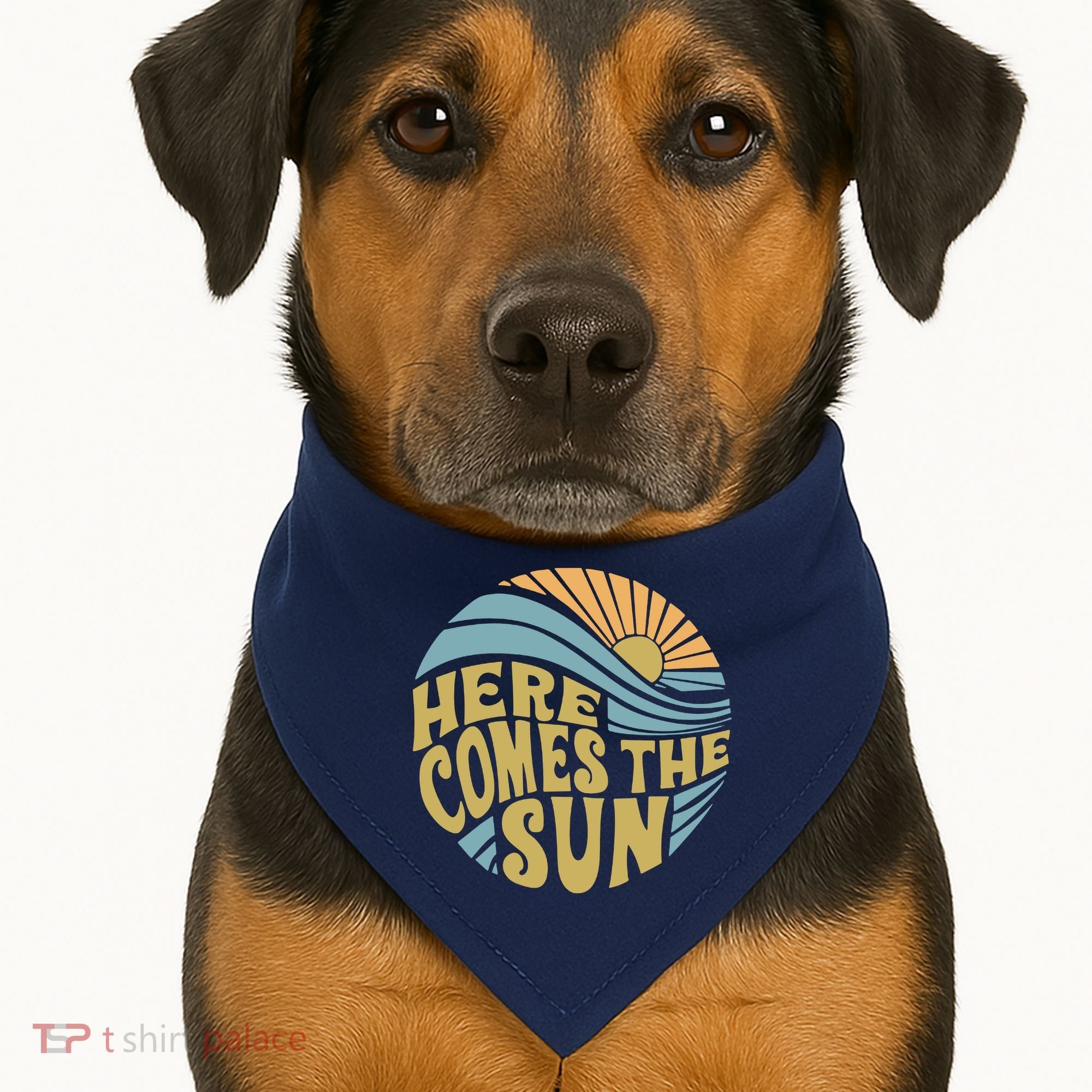 Here Comes The Sun USA-Made Doggie Bandana