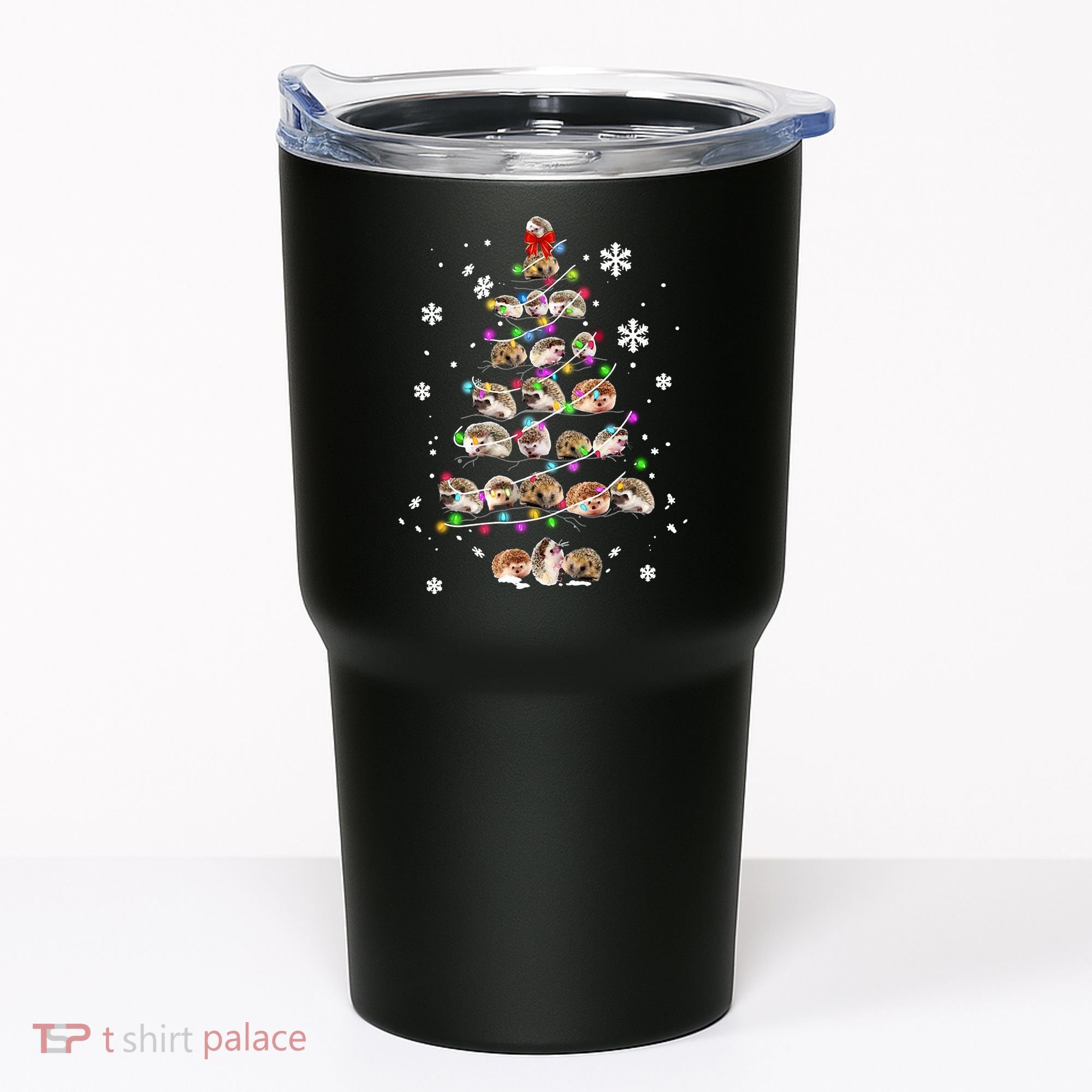 Hedgehog Christmas Tree Tumbler