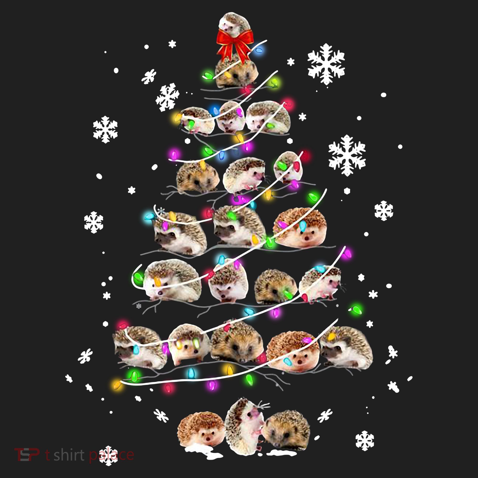 Hedgehog Christmas Tree Tumbler