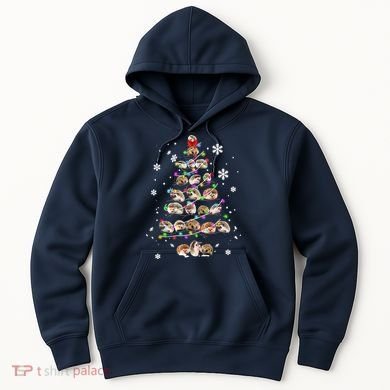 Hedgehog Christmas Tree Hoodie